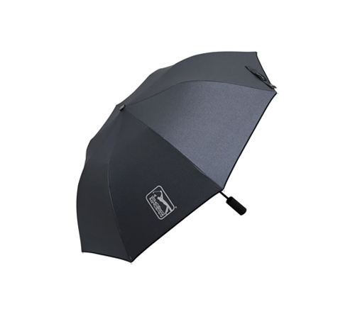 PGA 2단자동 블랙메탈 우산