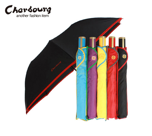 쉘브르 2단 폰지바이어스 우산 (자동)