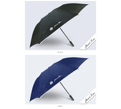 앙드레김 2단 디롱실버 자동 우산