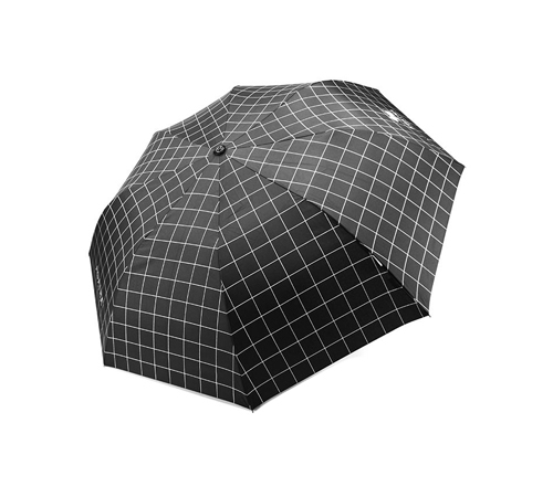 아가타 체크 2단 반자동 우산