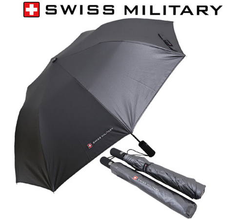 스위스밀리터리 2단자동 클래식 우산