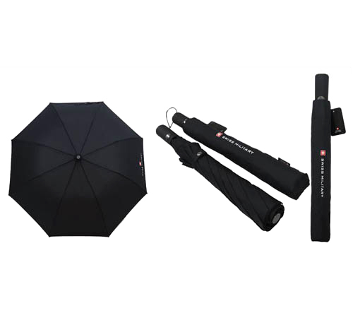 스위스밀리터리 2단자동 무지 우산