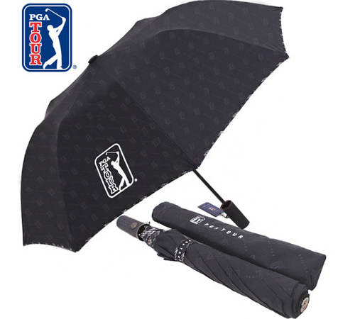 PGA 2단자동 엠보선염바이어스 우산