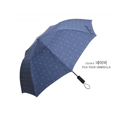 PGA 2단자동 네이비전폭로고 우산