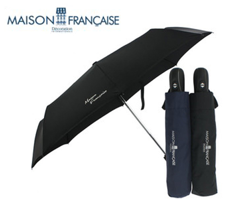 메종프랑세즈 3단 폰지무지 완전자동 우산