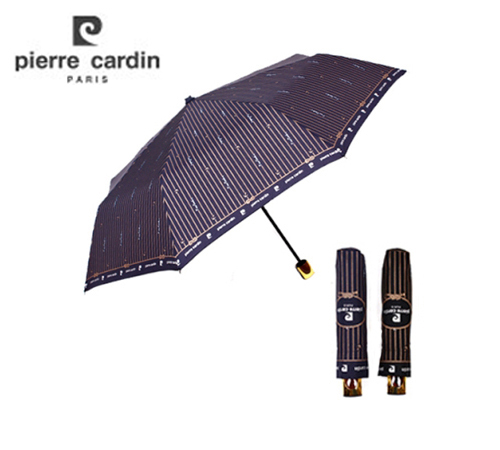 피에르가르뎅 3단 수동 마린스트라이프 우산