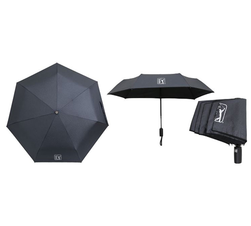 PGA 3단7K 완전자동 블랙메탈 우산