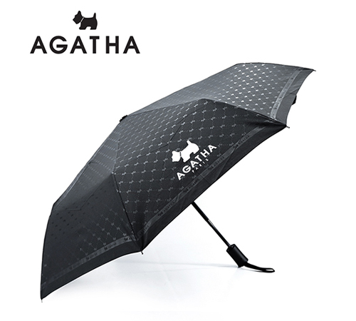 아가타 로고플레이엠보 3단 완전자동 우산
