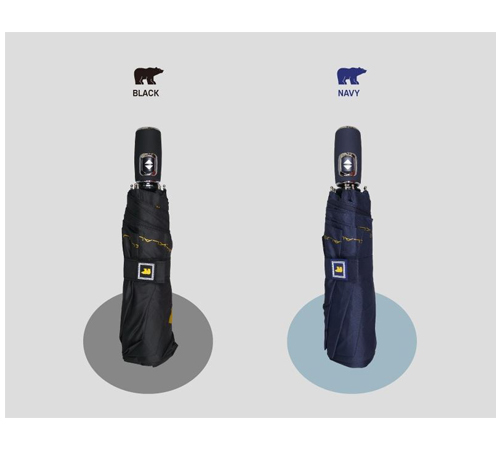 잭니클라우스 3단 로고 완전자동 우산