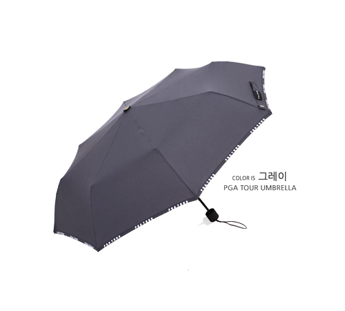 PGA 3단수동 로고바이어스 우산