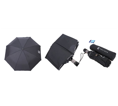 PGA 3단완전자동 로고바이어스 우산