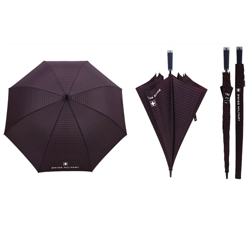 스위스밀리터리 70자동 레드스트라이프 우산